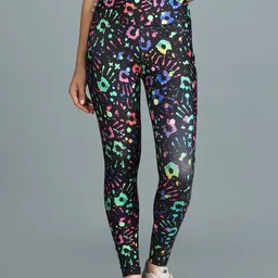The Dance Bible Women Printed High Waist Ankle Length Sports Tights-picture-18