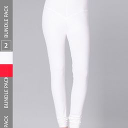 Dollar Missy Women Pack Of 2 Mid Rise Slim-Fit Churidar Length Leggings-image-92