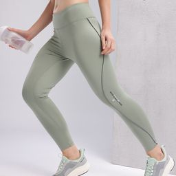 hrx by hrithik roshan Solid Women Green Tights-picture-37