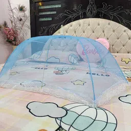 chiku cherry HDPE - High Density Poly Ethylene Infants Washable Baby Mosquito net AG04 Mosquito Net-picture-3