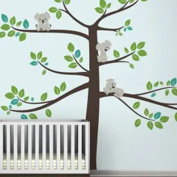 print mantras Cute Koalas Mazda On A Tree Wall Sticker-picture-18