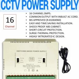 16 Channel CCTV Camera SMPS Power Supply Adapter 12V 20A 200W AC to DC Converter 20 A Rotary Dimmer-image-11