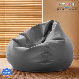 5XL CloudBean Bean Bag Sofa , Dark-Grey Teardrop Bean Bag With Bean Filling-image-41