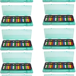 Multicolor 17 Rod Abacus Kit With Box Set Of 10-11