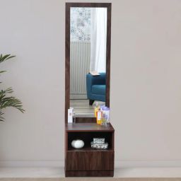 casacraft from pepperfry Cabalina Dresser in Natural Walnut Colour-picture-11