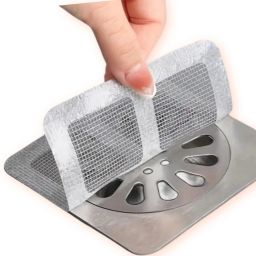10 inch Waterproof Shower Drain Mesh Sticker(10 pics)) Self Adhesive Sticker-image-53