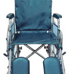 vms careline Relax With Foldable (Detachable armrest and footrest) Manual Wheelchair image 2