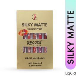 Silky Matte Mini Liquid Lipsticks - 12.50 ml (1.25ml x 10) Set of 10-0