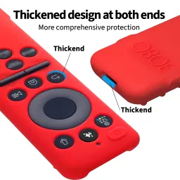 oboe Front & Back Case for Samsung Smart Tv Remote 2025 Model TM2360 E Full Wrap Protective Cover with Lanyard image 4