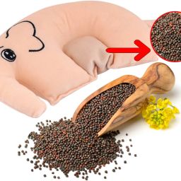 SUPER SOFT MUSTURD SEED FILLING BABY HEAD SHAPER PILLOW Mustard Seeds Animals Baby Pillow Pack of 1-image-27