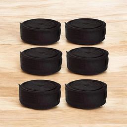 Active W 3 PC COMBO Black Boxing Hand Wrap (Black, 113 inch) Boxing Hand Wrap-image-86