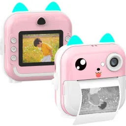IMMUTABLE Camera Children Kids Instant 24MP Kids Digital Camera fds4 Multi-function Monochrome Label Printer-39