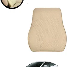 Beige Velvet Car Pillow Cushion for Toyota-image-28