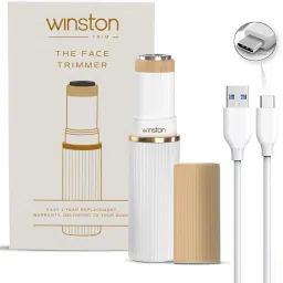 Winston Rechargeable Battery Operated Women/ Trimmer for Face hair removal Trimmer 120 minRuntime 0 Length Settings-image-86