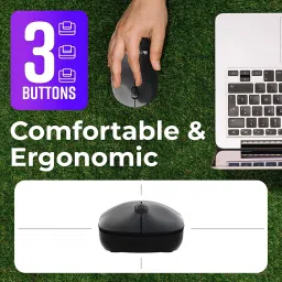 ZEBRONICS Zeb CHEETAH Wireless mouse with 1600 DPI, High accuracy, Ergonomic design Wireless Ambidextrous Optical Mouse image 5