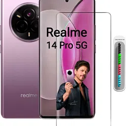 GORILLA PRO PLUS Tempered Glass Guard for Realme 14 Pro Tempered Glass Realme 14 Pro 5G Edge To Edge Temper Glass Screen Guard For Realme 14 Pro 5G Temper Glass & Cable Protector-9