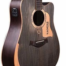 Acoustica 41'' Solid Wood Semi Acoustic Guitar Rosewood (A1002)+ Online Classes Acoustic Guitar Solid Wood Ash-image-46