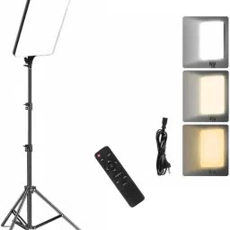 Urban Infotech Adjustable LED Panel Light Kit with Tripod Stand & Remote – 3 Color Modes 2 lx Camera LED Light-22