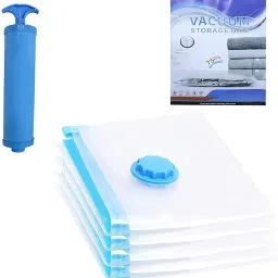 5Pack Vacuum Compression Storage Bags With Pump,Space Saver Sealer Bag P676 Travel Storage Vacuum Bags-image-11
