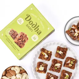 hyperfoods Sweet Treat: Dodha Barfi With Set of 2 Rakhi Paper Gift Box image 4
