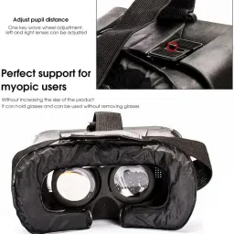 IllusiView VR Box 3D for All Mobiles | VR Headsets for Mobile | Feature-Rich Kids Phone DDR2 2 GB AMD/ATI Chipset 0 bit 0 MHz Graphics Card image 4