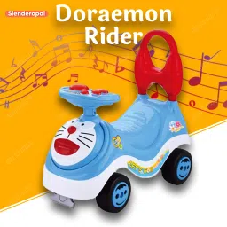 Doraemon rider toy Doremon Cartoon Ride On Bike for Babies Push Rider with Music Girls & Boys Tricycle-image-70