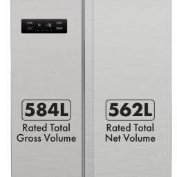 marq by flipkart 584 L Frost Free Side by Side Refrigerator with Smart Control Panel, Fresh Lock and Multi Airflow Technology image 2