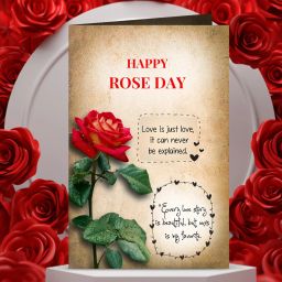 Happy Rose Day I Love Dreaming About You And Me You Surprise Greeting Card Greeting Card-image-37