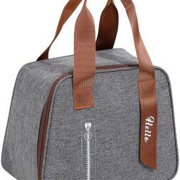 Lunch Bag Portable Insulated Travel Tiffin Bag Thermal Insulated Cooler Waterproof Lunch Bag-image-42