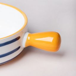 nestasia Ceramic Serving Bowl Handle, For Baking & Serving, Round Shape, Swirl Pattern, 700ml Capacity image 4