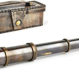 MohdHaseeb Functional Vintage Replica Brass Nautical Antique Catadioptric Telescope-13