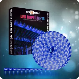 Pick Ur Needs 1200 LED 10 Meter Rope Light Blue Color Functional / Festival Decorative Light Strip-image-48