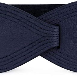 Women Casual, Evening, Formal, Party Blue Fabric Belt-image-51
