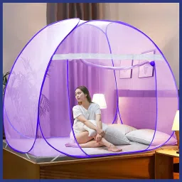 Polyester Adults Washable / Colorfull For Adults / Foldable With Ventilation / Best Visibility Mosquito Net-12