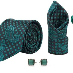 AXLON Silk Cufflink & Tie Pin Set-image-38