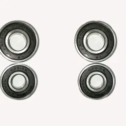 Set of 4 6201 And 6202 Rubber Sealed Ball Bearing For Fan Bearing replacement Kit Electronic Components Electronic Hobby Kit-10