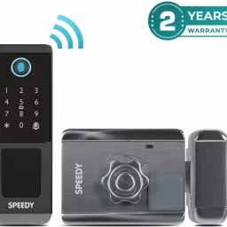 SPEEDY Wi-Fi Rim Lock for Internal Doors | Smart Door Lock | 5-Way Unlocking | Mobile App, Fingerprint, PIN, RFID Card & Emergency Key | 2-year Warranty & Free Installation by brand Smart Door Lock-8