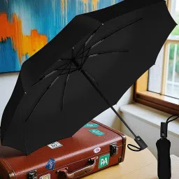 en,Women,Kids,Girls,Boys - 3 Fold with Auto Open and Close Umbrella (Black)_67 Umbrella-image-91