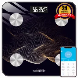 Healthgenie Smart Weight Machine With 18 Body Parameters Sync With App,Desert Strom Weighing Scale-24