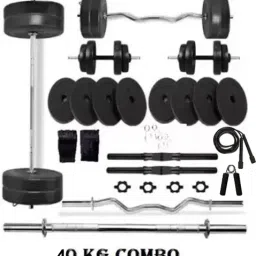 Dumbbell Set + 3ft(Straight + Curl) RODS & FITNESS ACCESSORIES - BEST EXERCISE Fitness Accessory Kit Kit-image-10