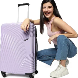 Medium Check-in Suitcase (67 cm) 4 Wheels - MONACO Scratchproof 360Degree Rotating Latest Design Trolley Bag - Purple-image-70