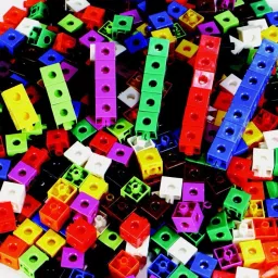 pulsbery Cubic Interlocking Blocks (Multicolor) image 2