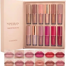 Velvet Matte Liquid Lipstick 12Pcs Combo Set for Women-20