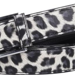 Women Casual, Formal, Party Black Texas Leatherite, Artificial Leather Belt-image-9