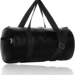 20 L Gym Duffel Bag - Genuine Leather Gym & Travel Duffle Gym Bag - Black-image-88