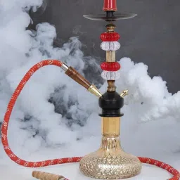 14 inch Iron, Glass Hookah-image-86