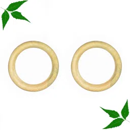 Wooden Teether Ring/Neem Wood Teeth Ring For Babies, Teethers Sacker Teether-3