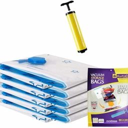 Multipurpose Vacum Storage Ziplock Space Saver Bag 1 Pump,1 Big,2 Medium 2 Small Miscellaneous Storage Vacuum Bags, Travel Storage Vacuum Bags-image-35