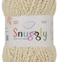 Ganga Snuggly, 100% Polyester Yarn Extra Soft (Beige SNG016, 200 Gram)-image-6