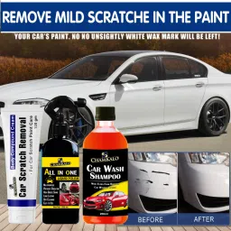 Car Care Kit Contains Scratch Removal With Shampoo Combo-11